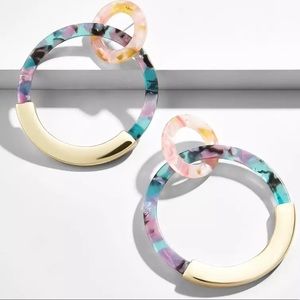 {BOGO} Multiple Colors Double Hoop Acrylic Earring
